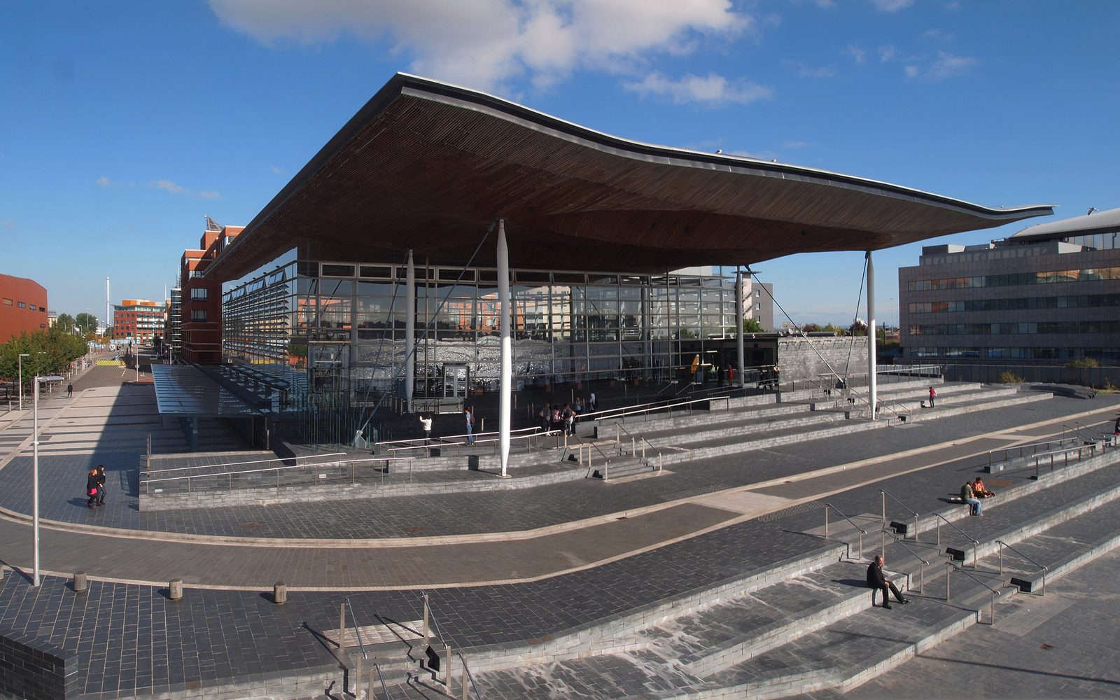 the Senedd, home of the Welsh Parliament, Cardiff Bay