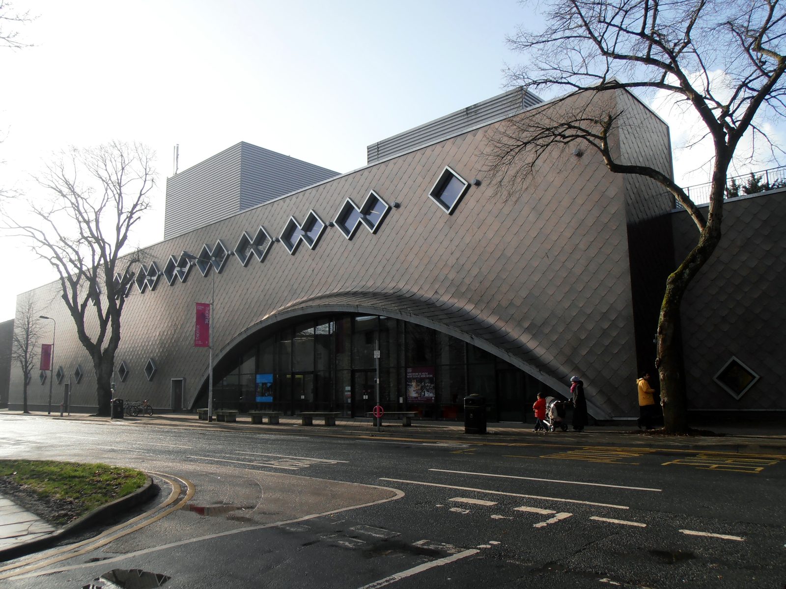 the Sherman Theatre on Senghennydd Road in Cathays, Cardiff