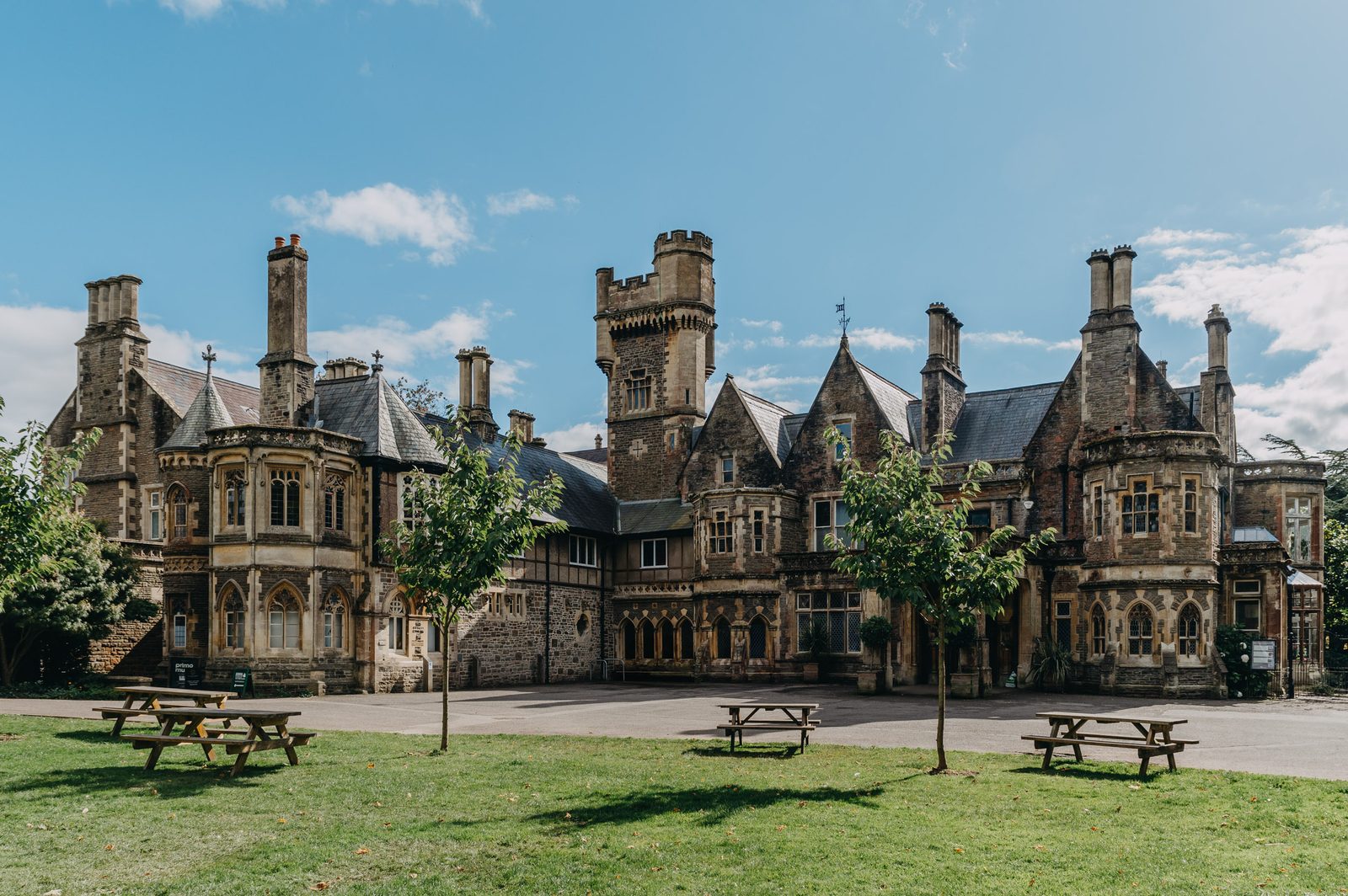 Insole Court Victorian Gothic mansion and gardens in Llandaff